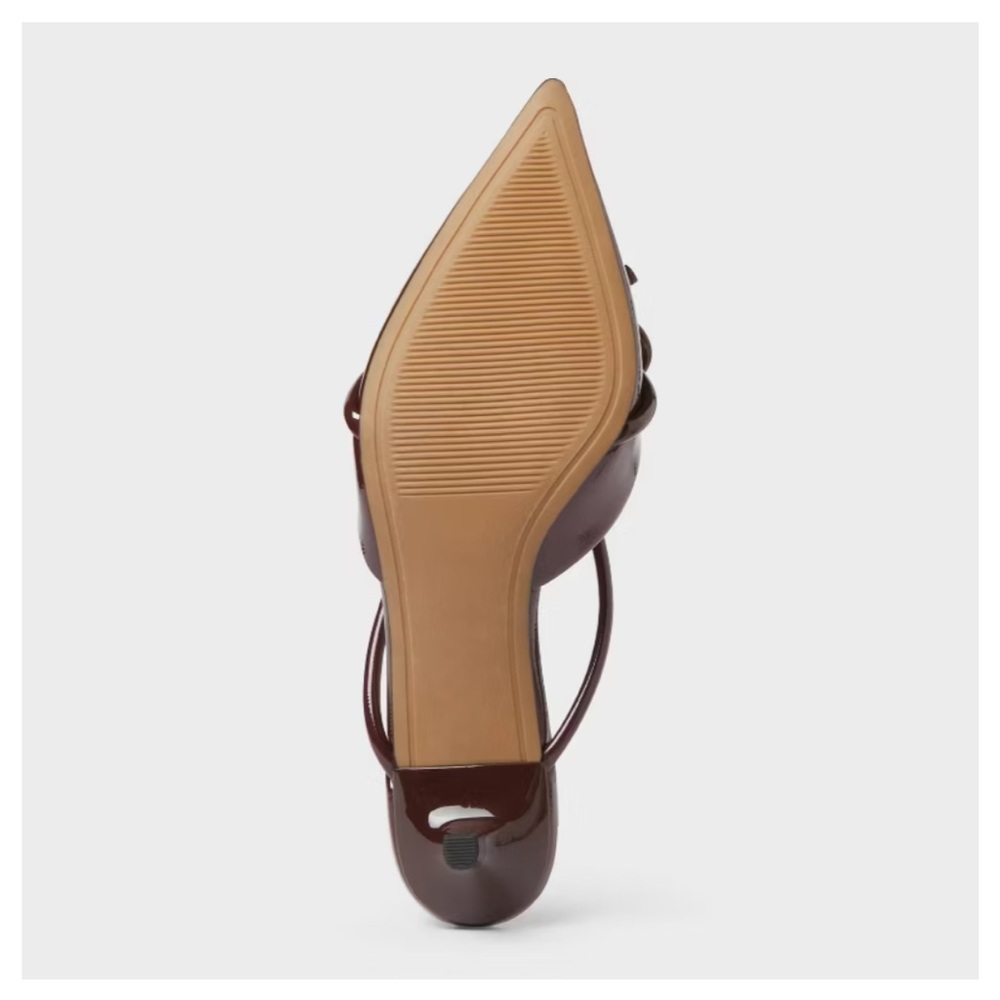 Women’s Odelia Heels with Memory Foam Insole – A New Day - Burgundy - Picture 4 of 4